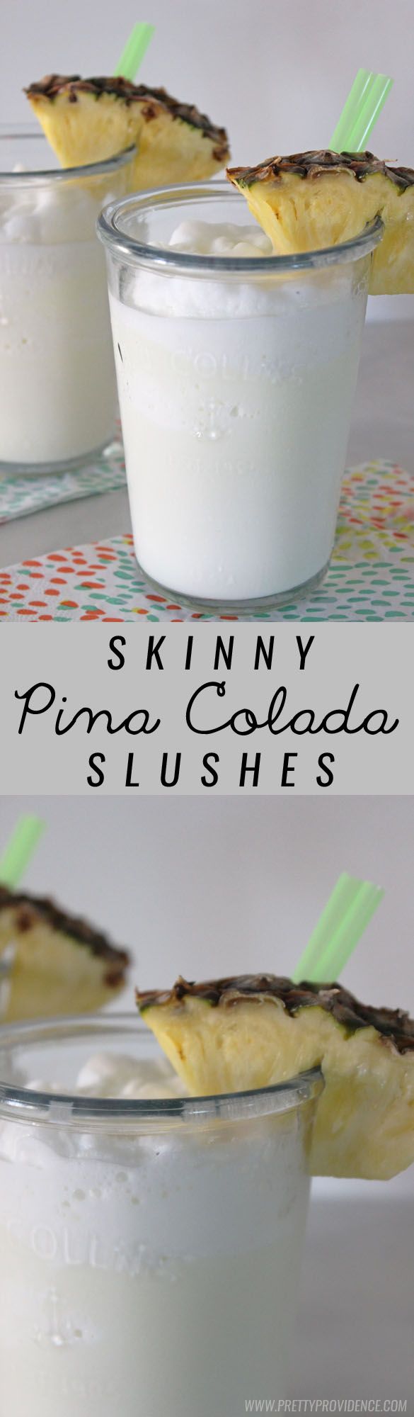 Skinny Pina Colada Slushes