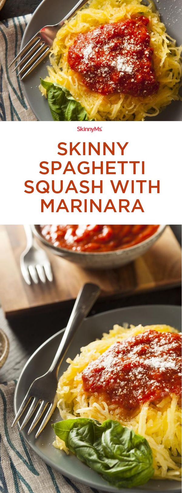 Skinny Spaghetti Squash with Marinara