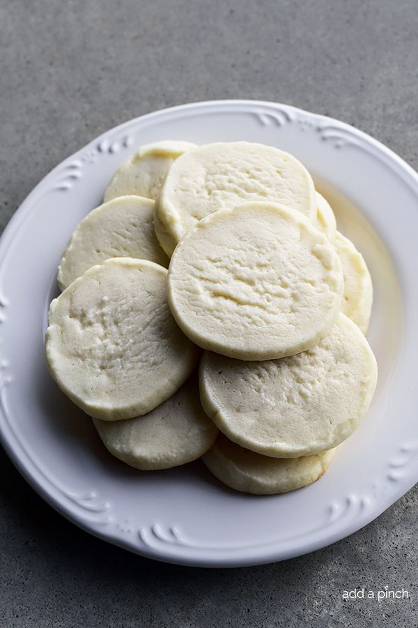 Slice and Bake Shortbread Cookies