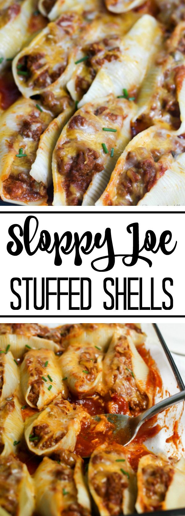 Sloppy Joe Stuffed Shells