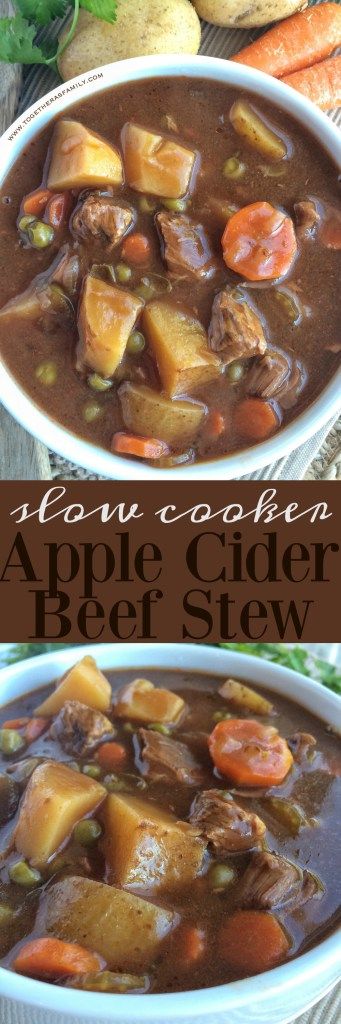 Slow Cooker Apple Cider Beef Stew