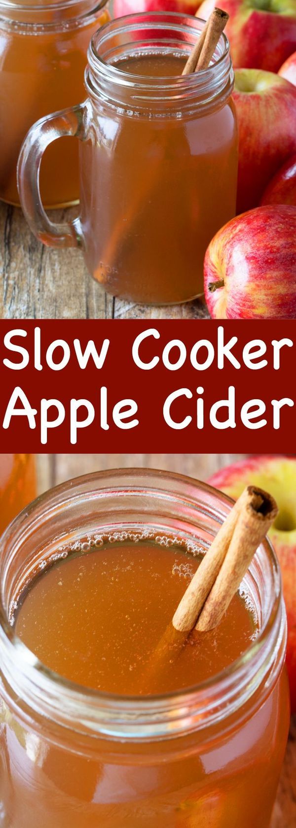 Slow Cooker Apple Cider From Scratch