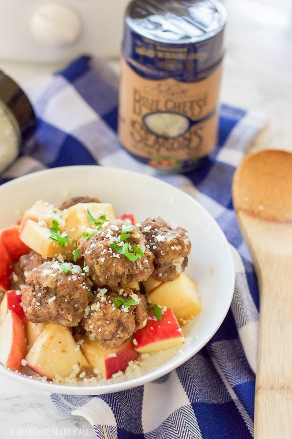 Slow Cooker Apple Cider Meatballs