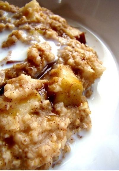 Slow Cooker, Apple Cinnamon Steel-Cut Oatmeal