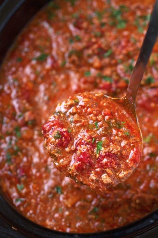 Slow Cooker Bolognese Sauce