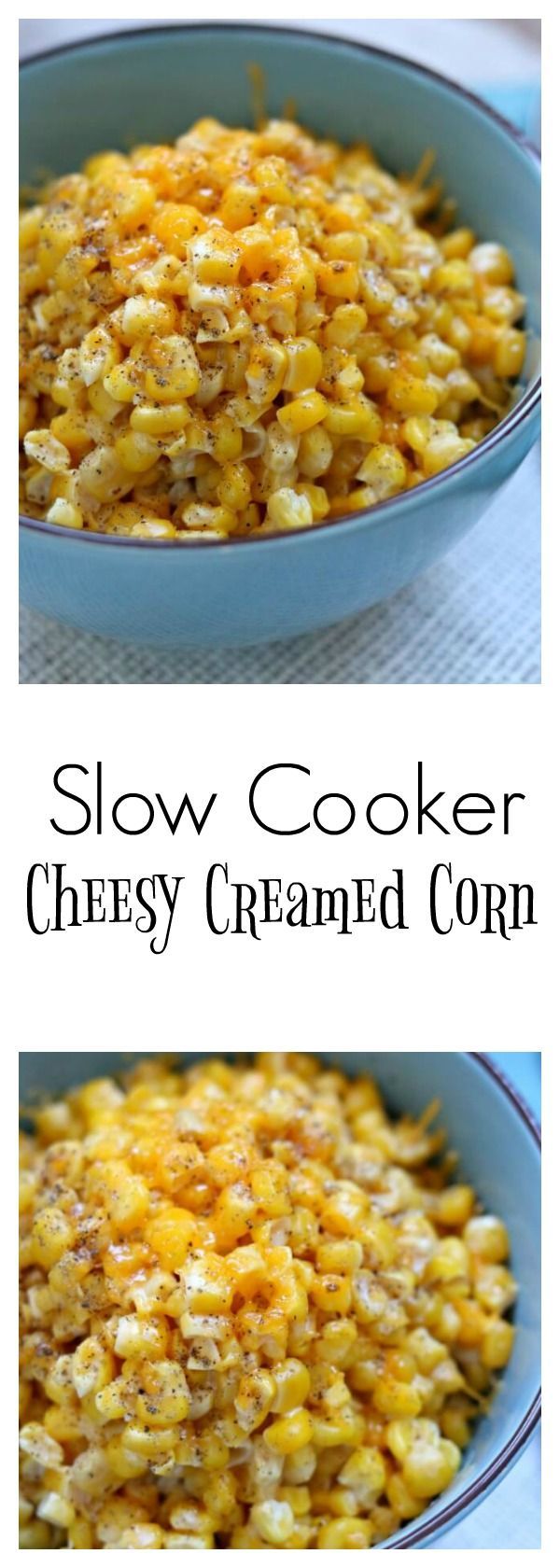 Slow Cooker Cheesy Creamed Corn