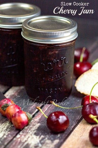 Slow Cooker Cherry Jam