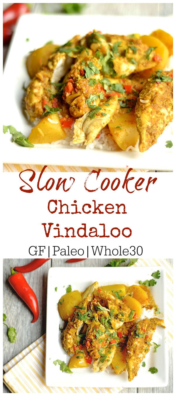 Slow Cooker Chicken Vindaloo