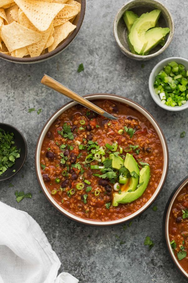 Slow Cooker Chipotle Black Bean Chili