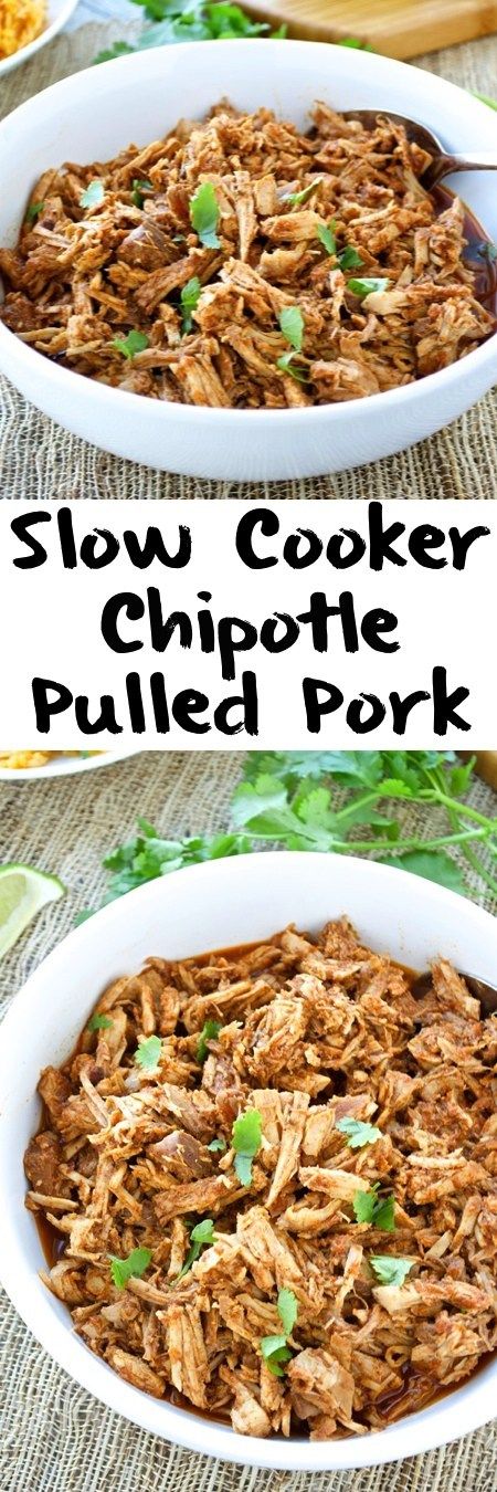 Slow Cooker Chipotle Pulled Pork (Whole30