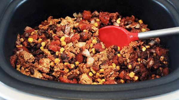 Slow-Cooker Chorizo Turkey Chili