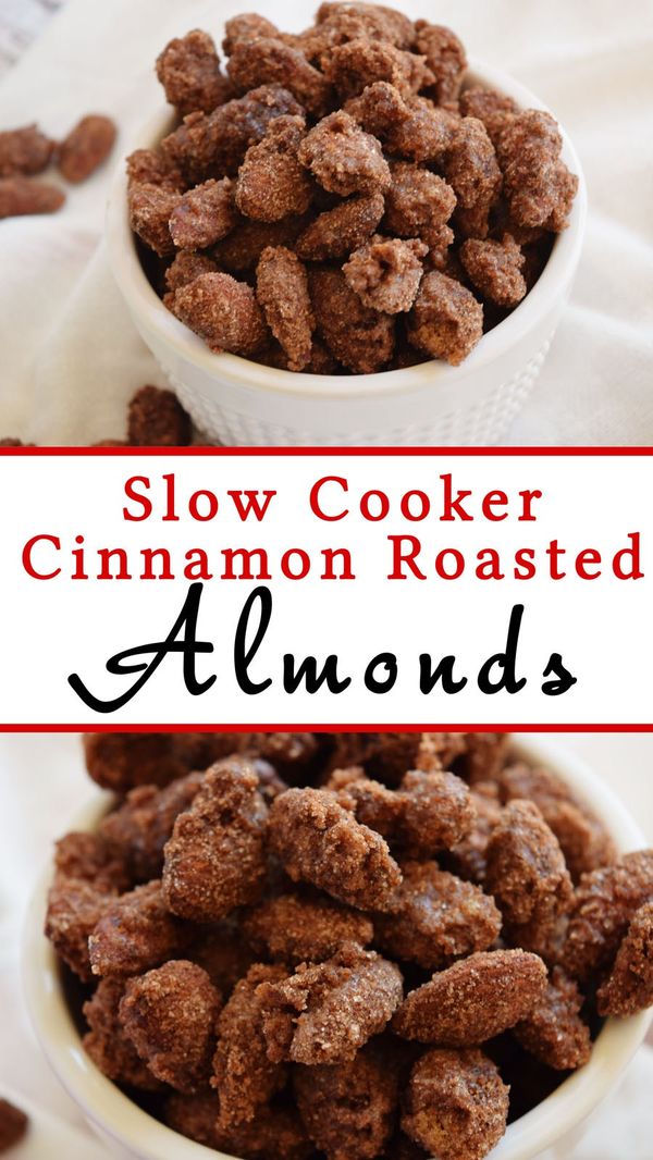 Slow Cooker Cinnamon Roasted Almonds