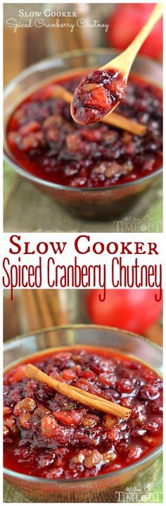 Slow Cooker Cranberry Spice Chutney