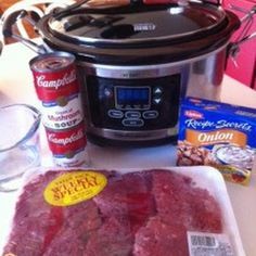 Slow Cooker Cube Steak and Gravy