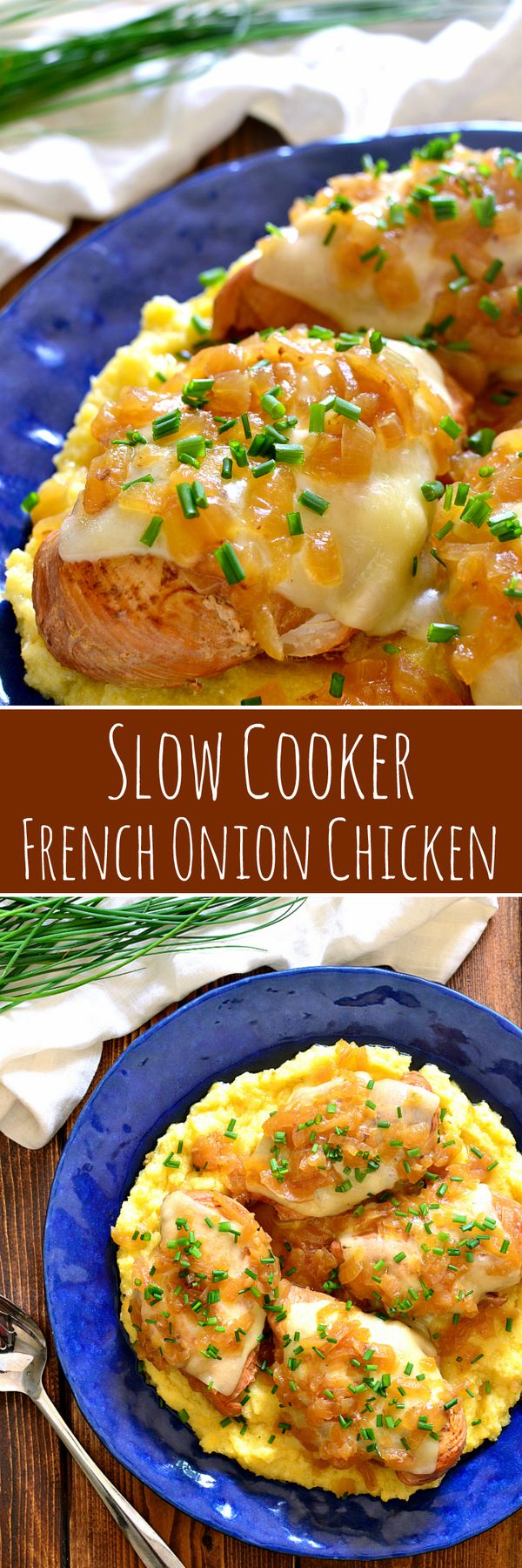 Slow Cooker French Onion Chicken