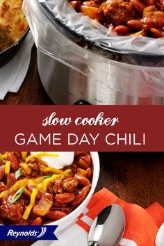 Slow Cooker Game Day Chili