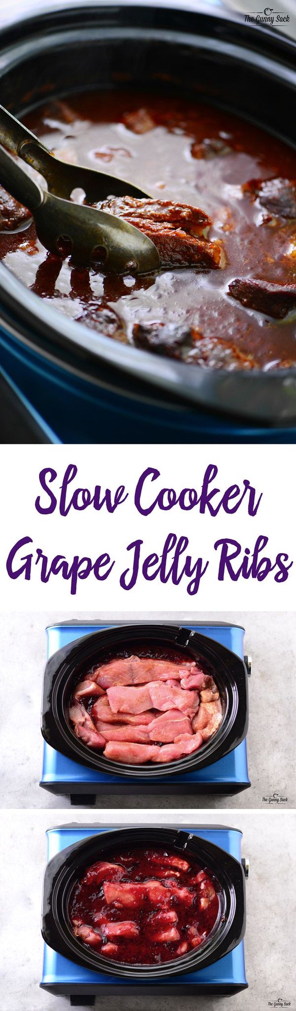 Slow Cooker Grape Jelly Ribs