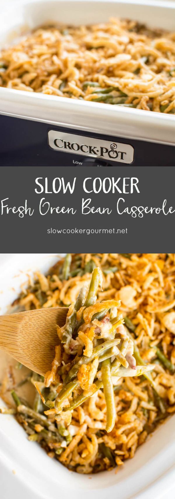 Slow Cooker Green Bean Casserole + Win a Slow Cooker