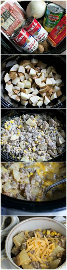 Slow Cooker Hamburger Hash