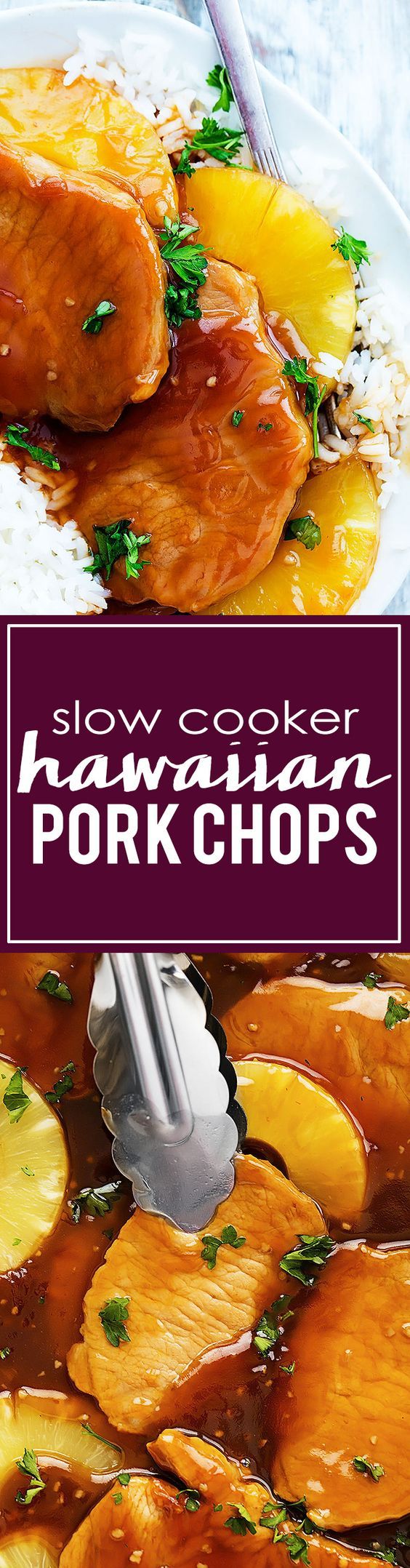 Slow Cooker Hawaiian Pork Chops