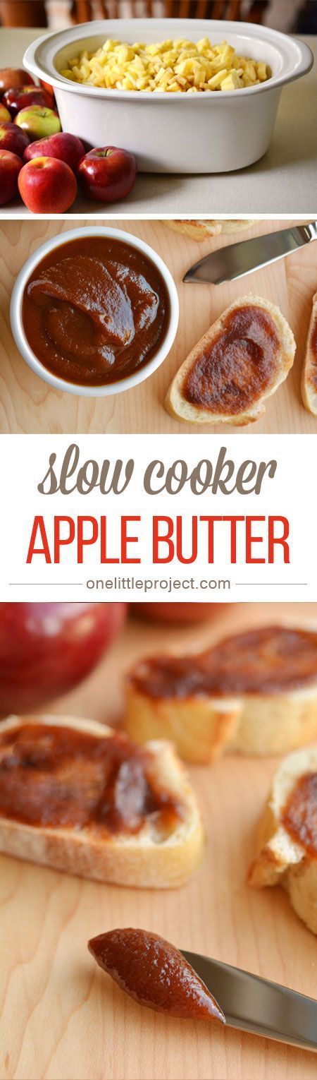 Slow Cooker Homemade Apple Butter