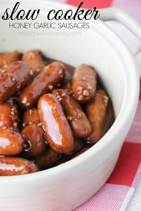 Slow Cooker Honey Garlic Smokies