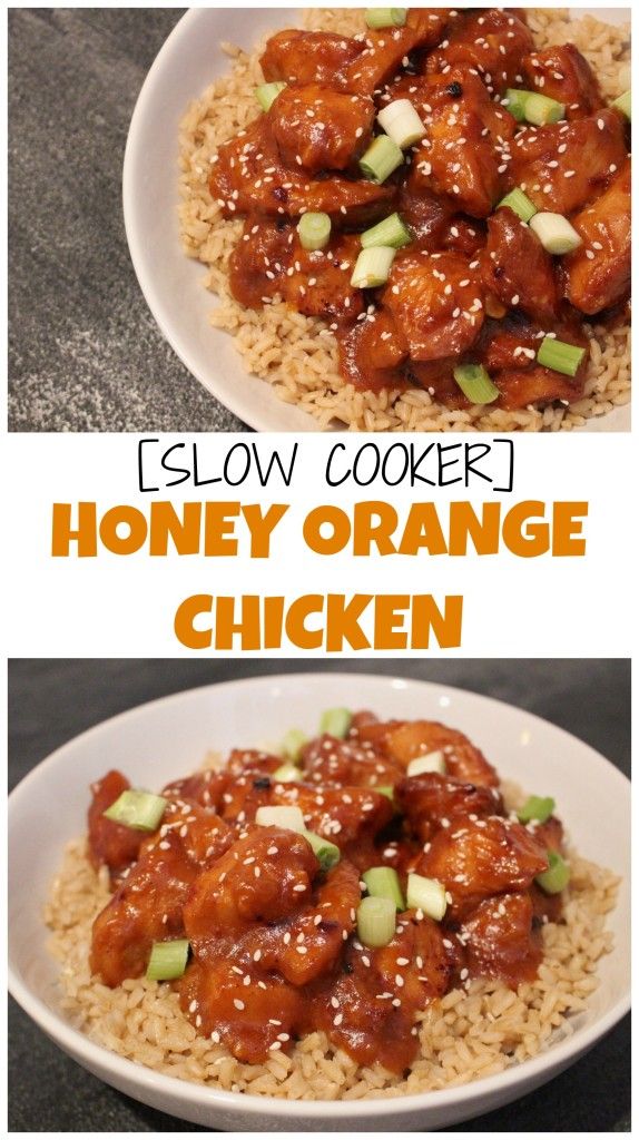 Slow Cooker Honey Orange Chicken