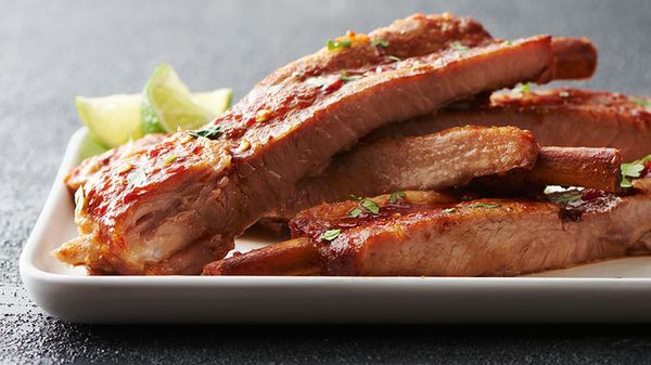 Slow-Cooker Honey Soy Pork Ribs