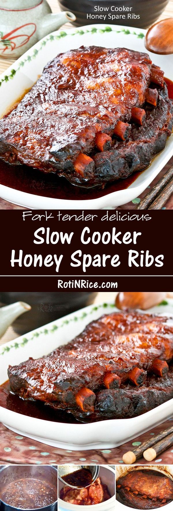 Slow Cooker Honey Spare Ribs