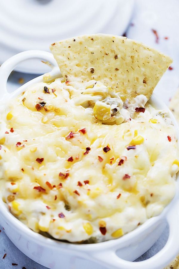 Slow Cooker Hot Cheesy Corn Dip