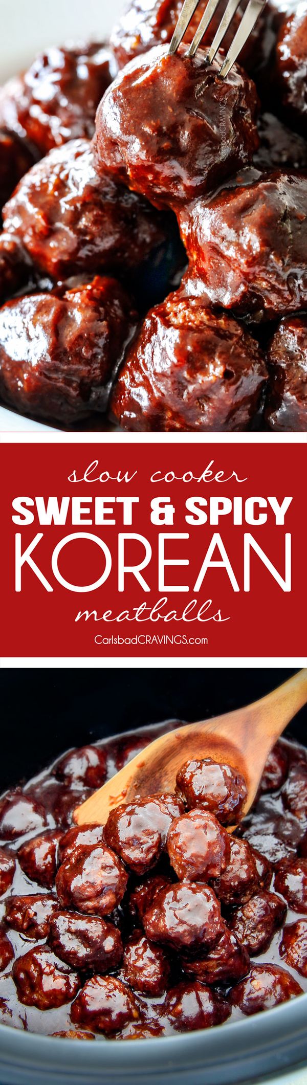 Slow Cooker Korean Meatballs