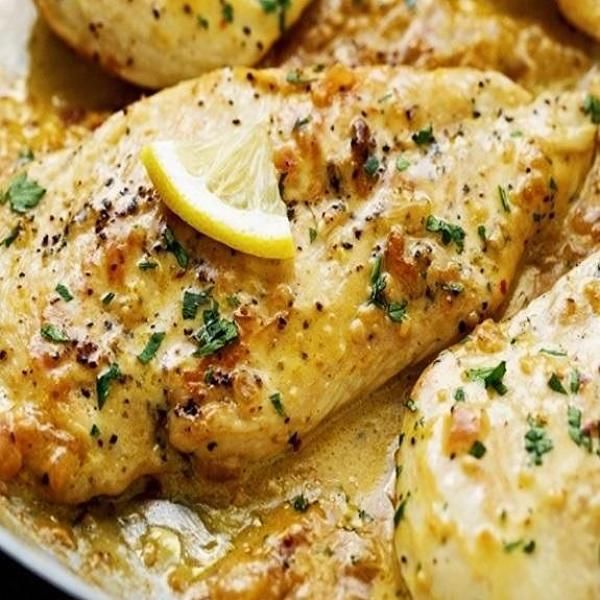 Slow Cooker Lemon-Garlic Chicken, Diabetic