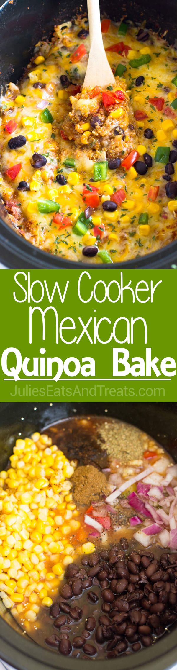 Slow Cooker Mexican Quinoa Bake