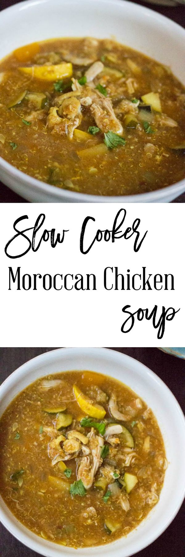 Slow Cooker Moroccan Chicken Soup