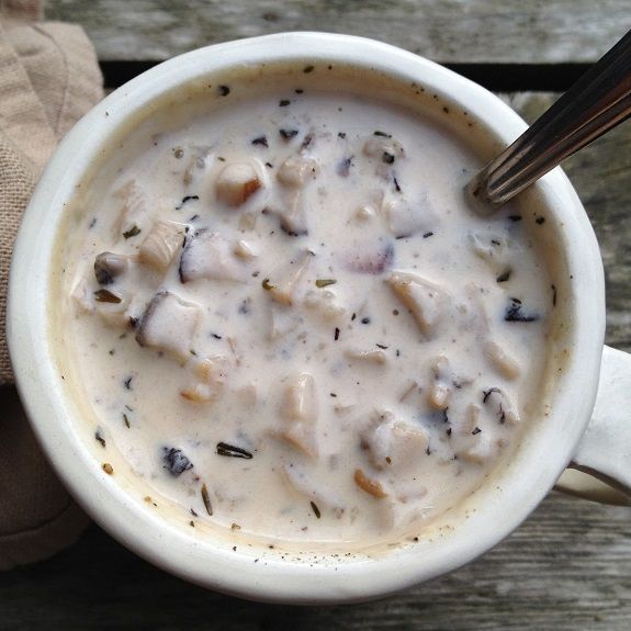 Slow Cooker Mushroom Soup