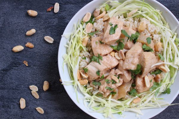 Slow Cooker Peanut Chicken