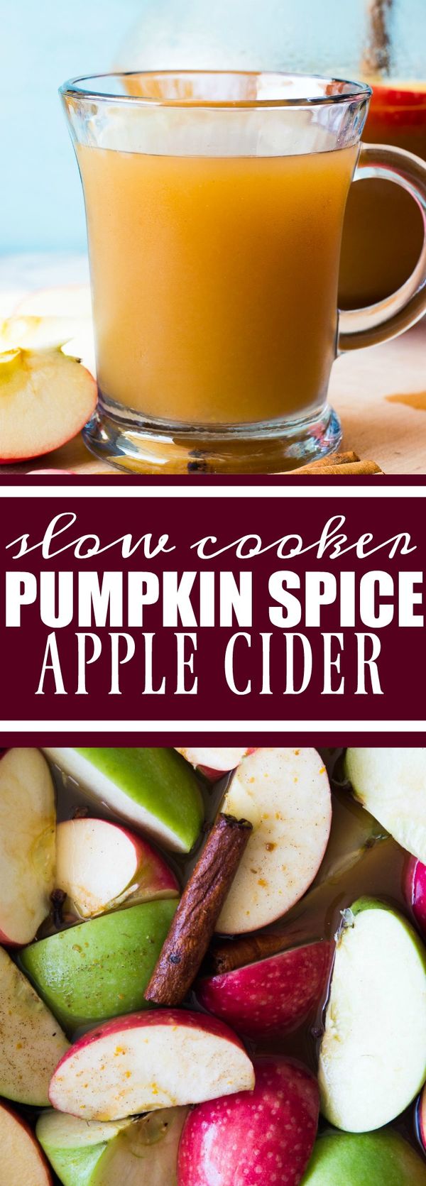 (Slow Cooker Pumpkin Spice Apple Cider