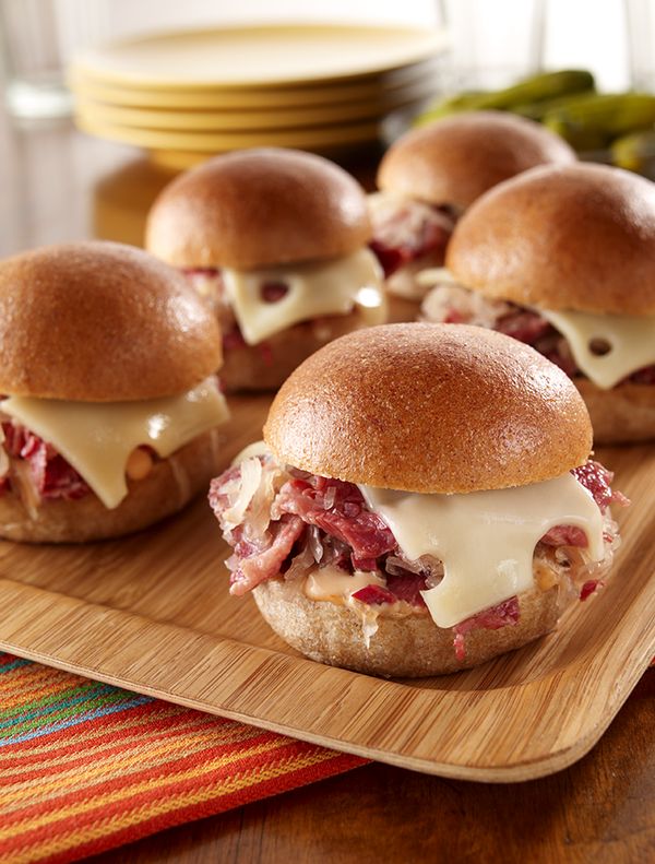 Slow Cooker Reuben Sliders