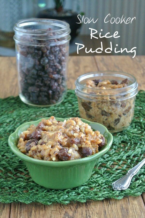 Slow Cooker Rice Pudding