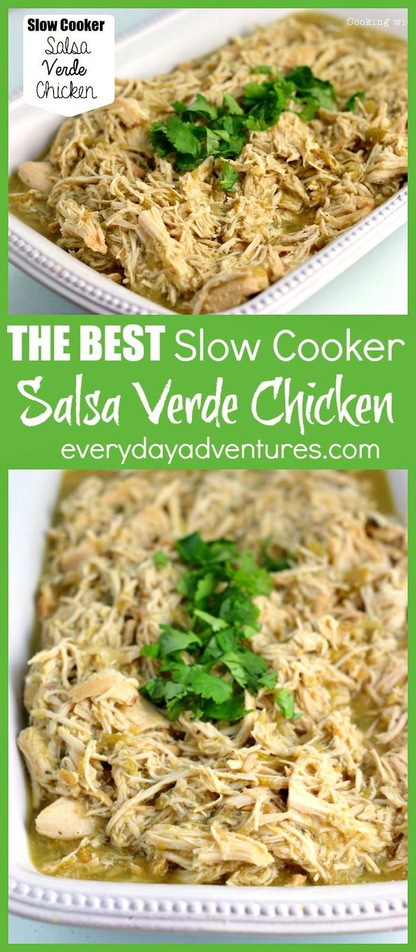 Slow Cooker Salsa Verde Chicken