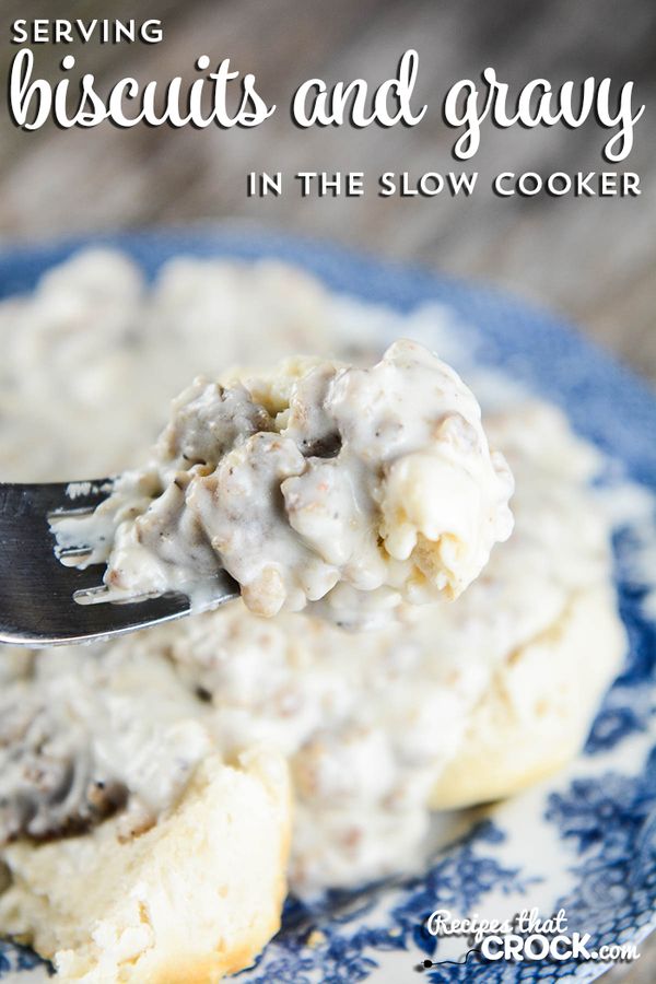 Slow Cooker Sausage Gravy