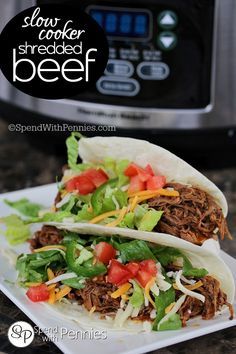 Slow Cooker Shredded Beef (Perfect for Tacos or Enchiladas!