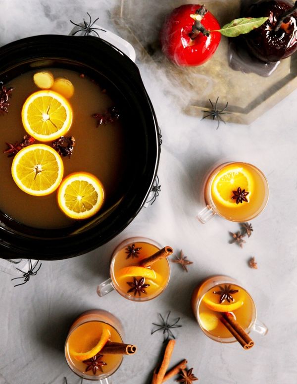 Slow-Cooker Spiked Mulled Cider