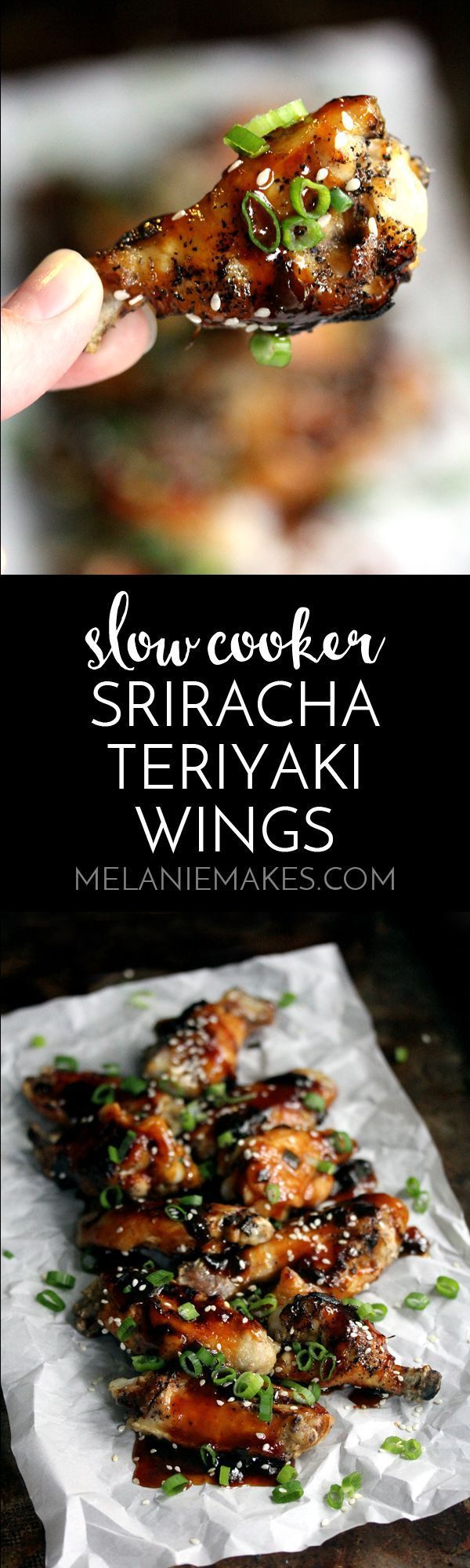 Slow Cooker Sriracha Teriyaki Wings