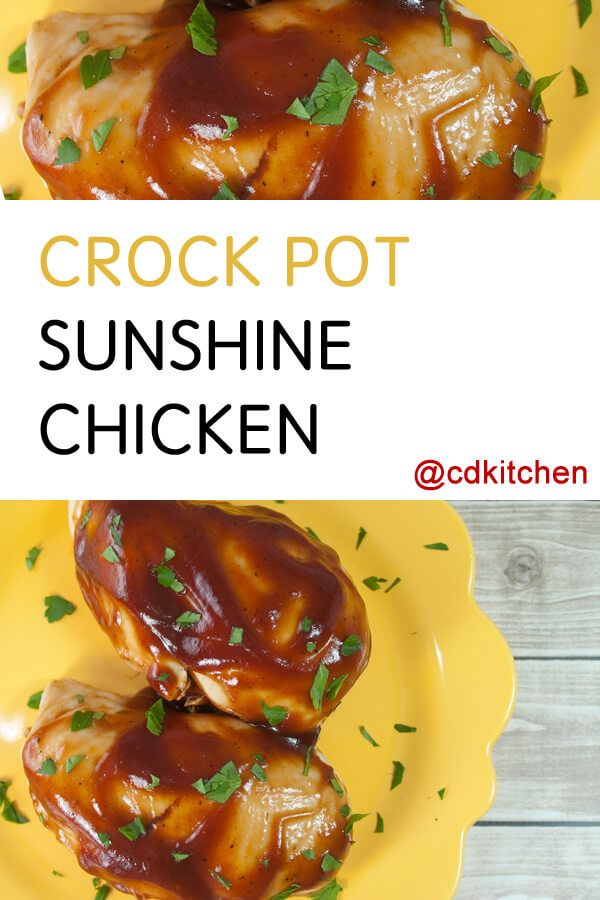 Slow Cooker Sunshine Chicken