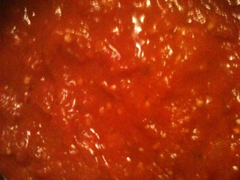 Slow Cooker Super Low Sodium Tomato/Meat Sauce