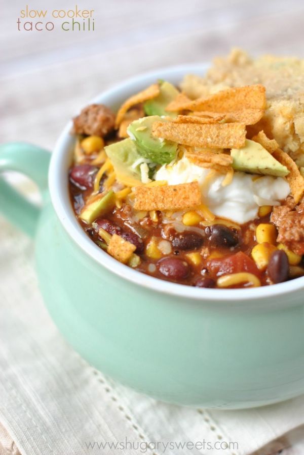 Slow Cooker Taco Chili