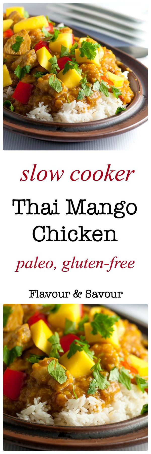 Slow Cooker Thai Mango Chicken