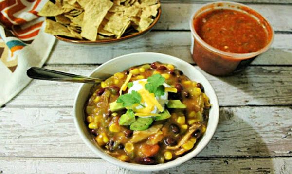 Slow-Cooker Turkey Fajita Soup