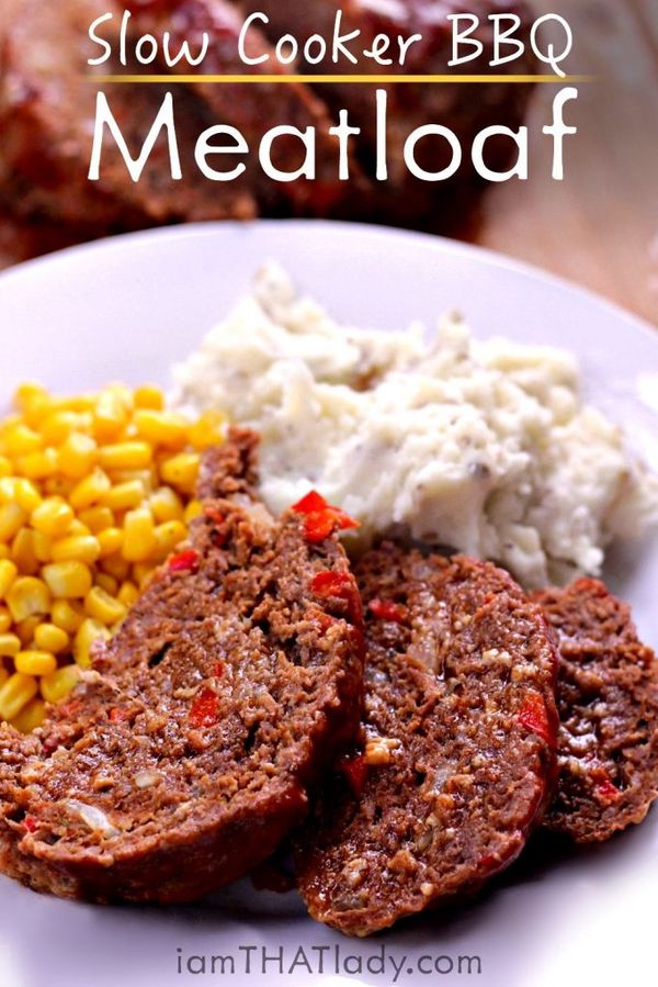 Slowcooker BBQ Meatloaf